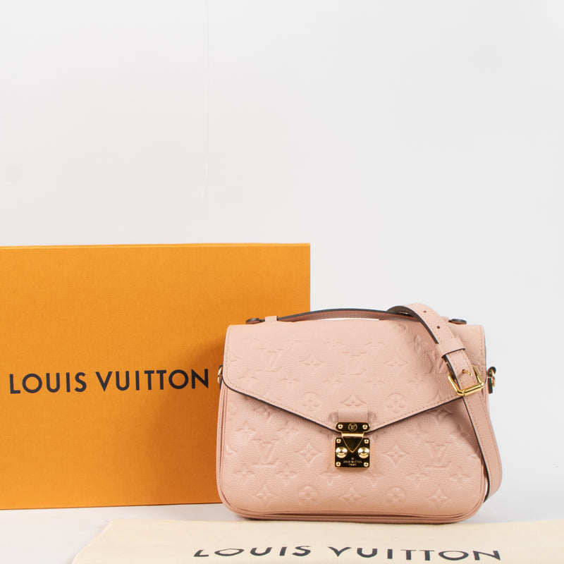 Louis Vuitton Rose Poudre Monogram Empreinte Pochette Metis