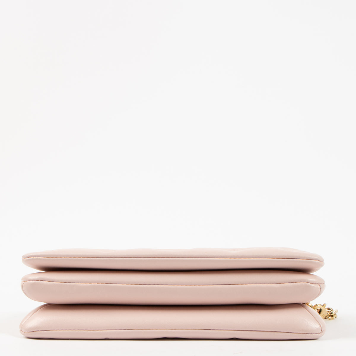 louis Vuitton Pink Monogram Embossed Pochette Coussin Bag