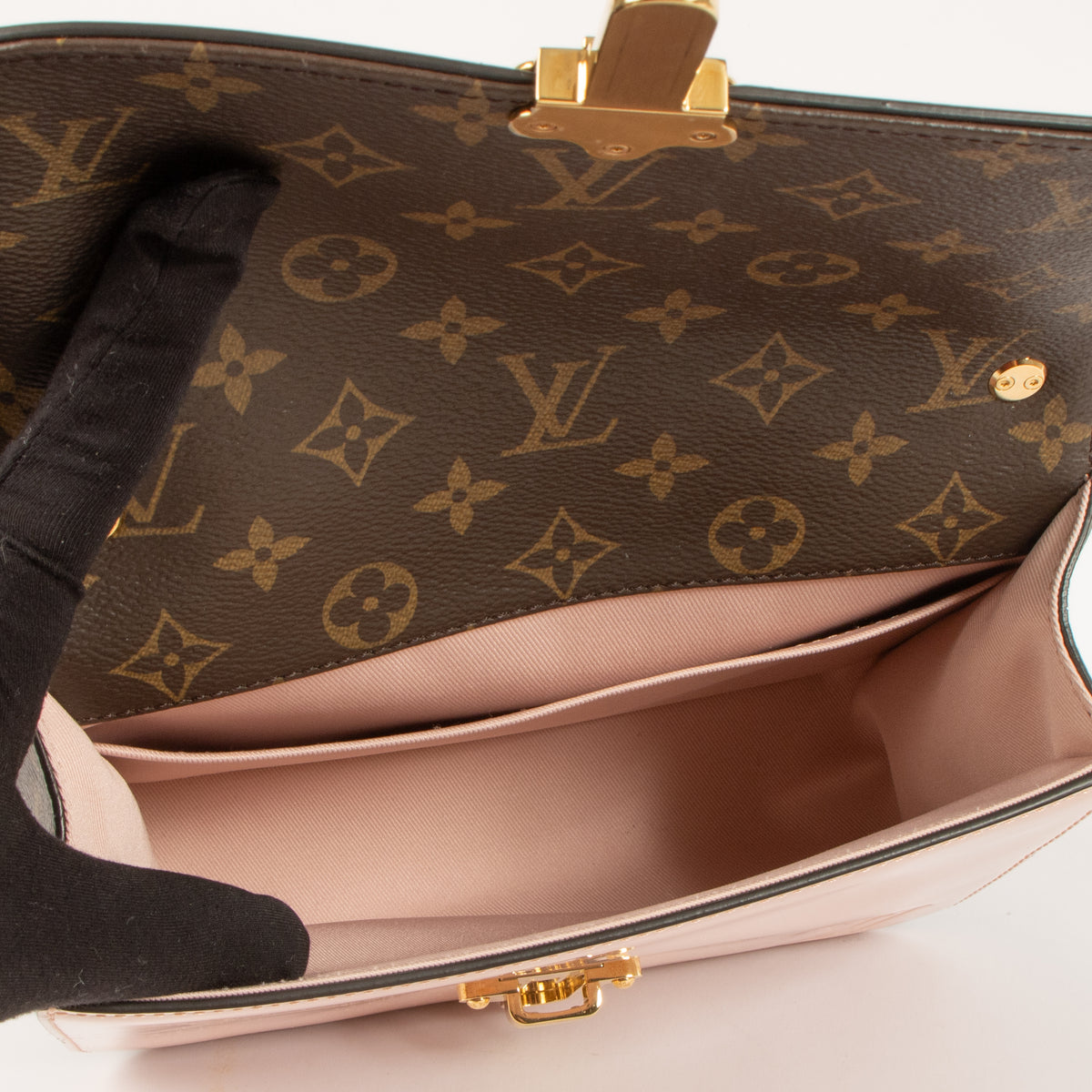 Louis Vuitton Rose Ballerine Vernis Cherrywood BB Bag