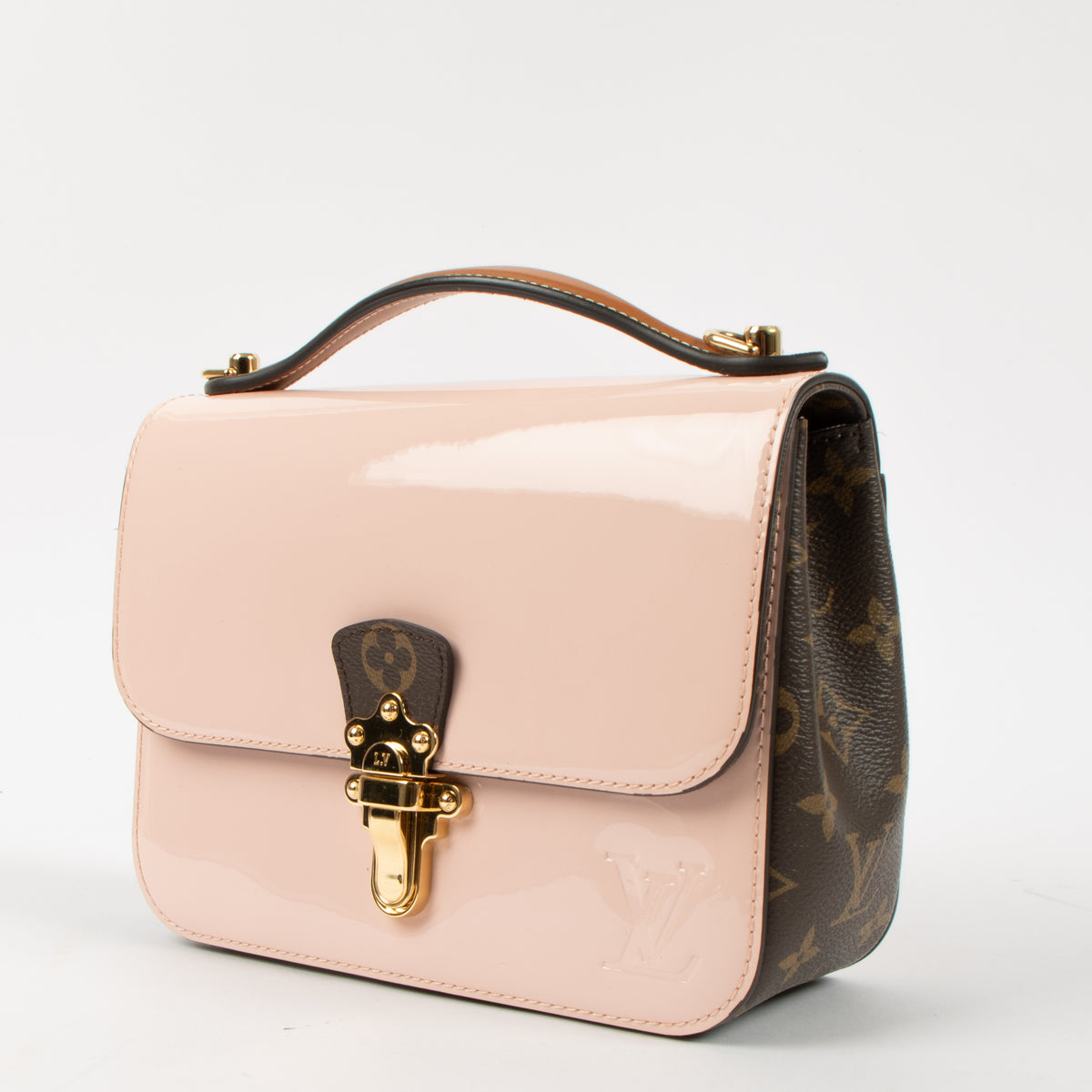 Louis Vuitton Rose Ballerine Vernis Cherrywood BB Bag