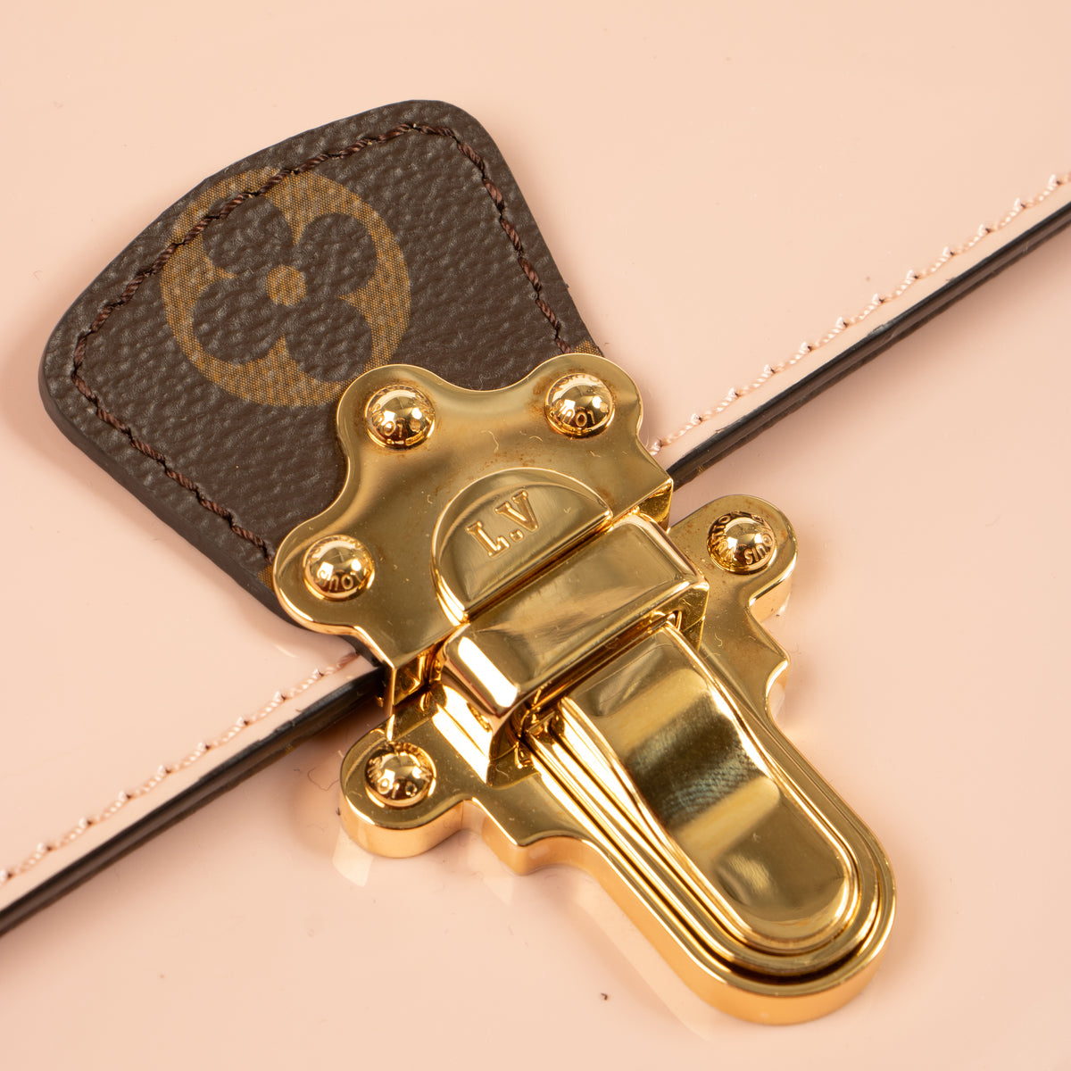 Louis Vuitton Rose Ballerine Vernis Cherrywood BB Bag