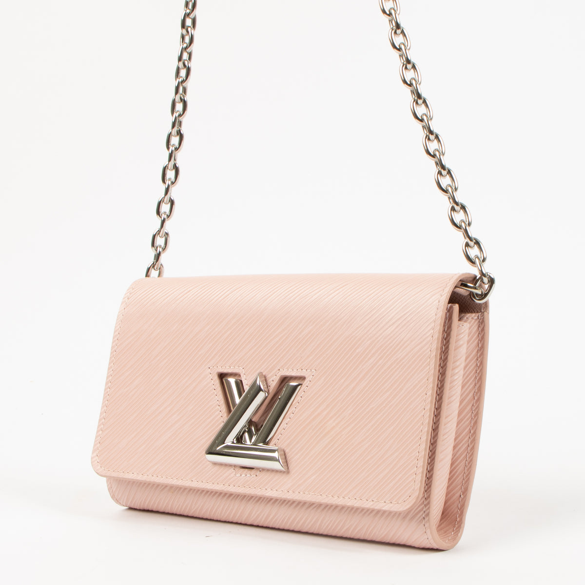 Louis Vuitton Rose Ballerine Epi Twist Wallet on Chain