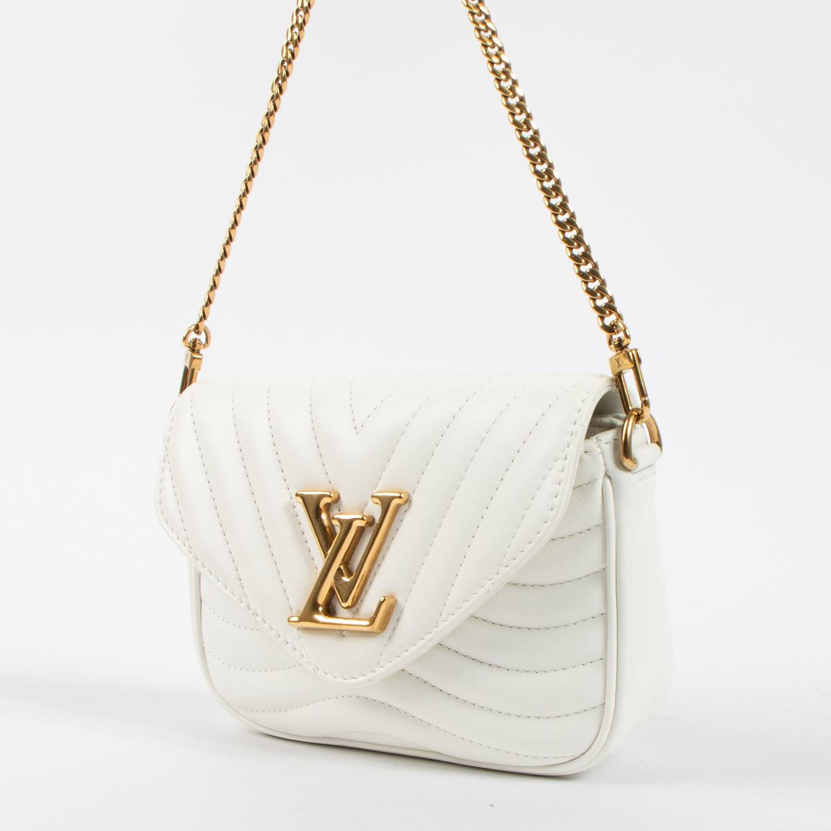 louis vuitton white new wave multi-pochette Bag