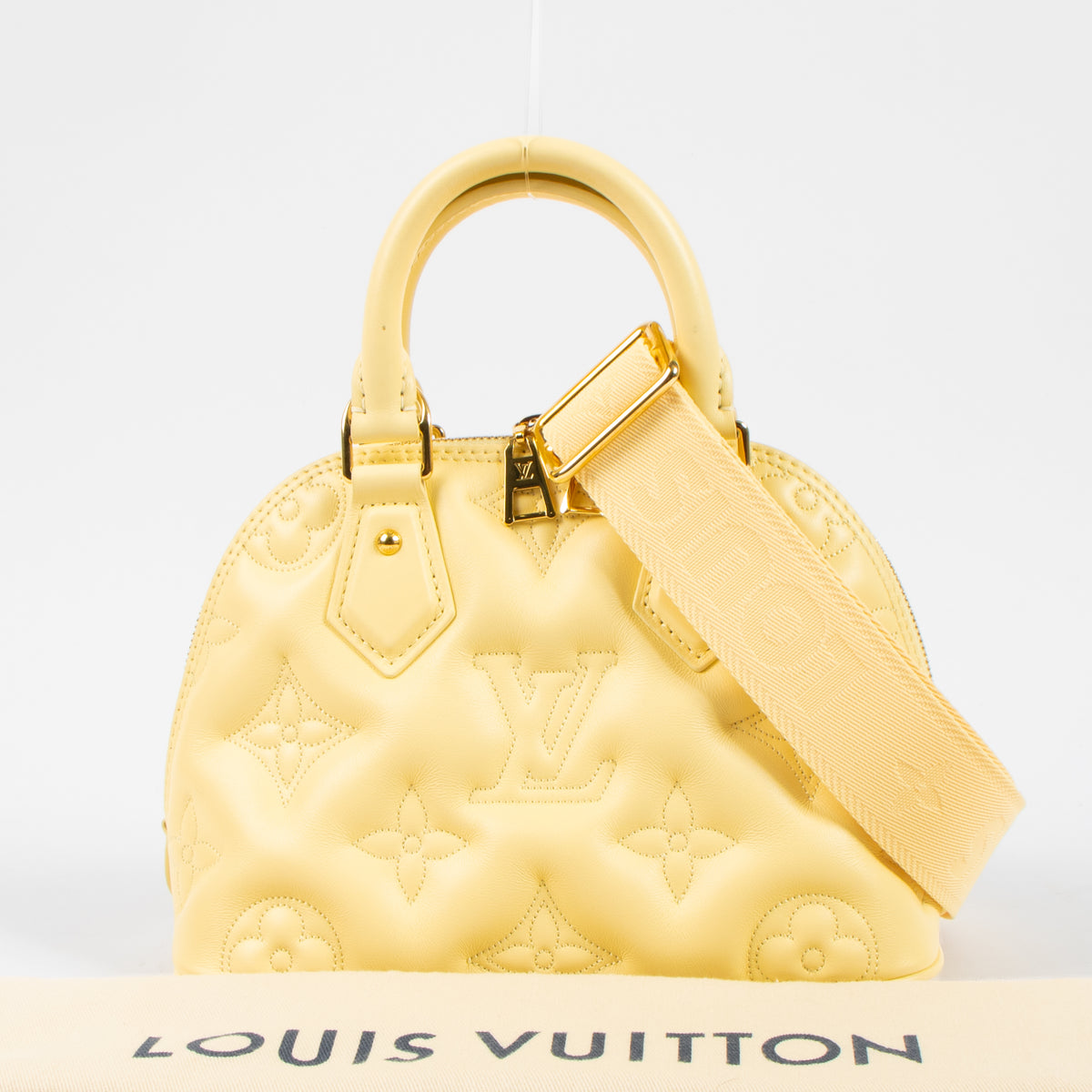Louis Vuitton Banana Bubblegram Alma BB Bag