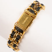 Shop the authentic Chanel Gold-Plated Premiere Iconic Chain Watch second hand on Labellov.com!
