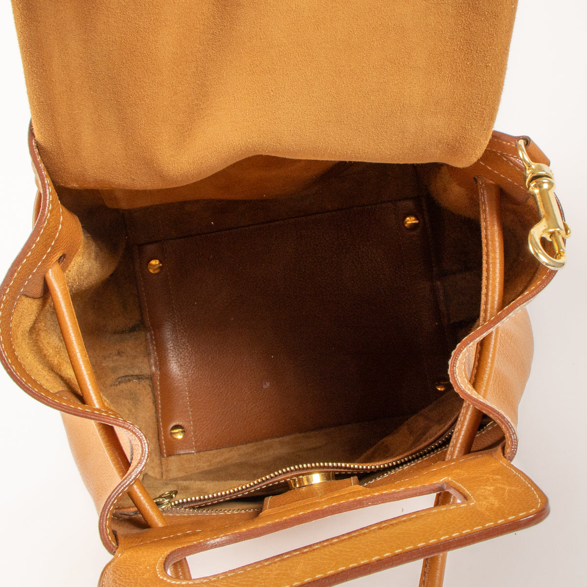 Shop this authentic Delvaux Fauve Trotteur Punch Bag pre-loved on Labellov.com