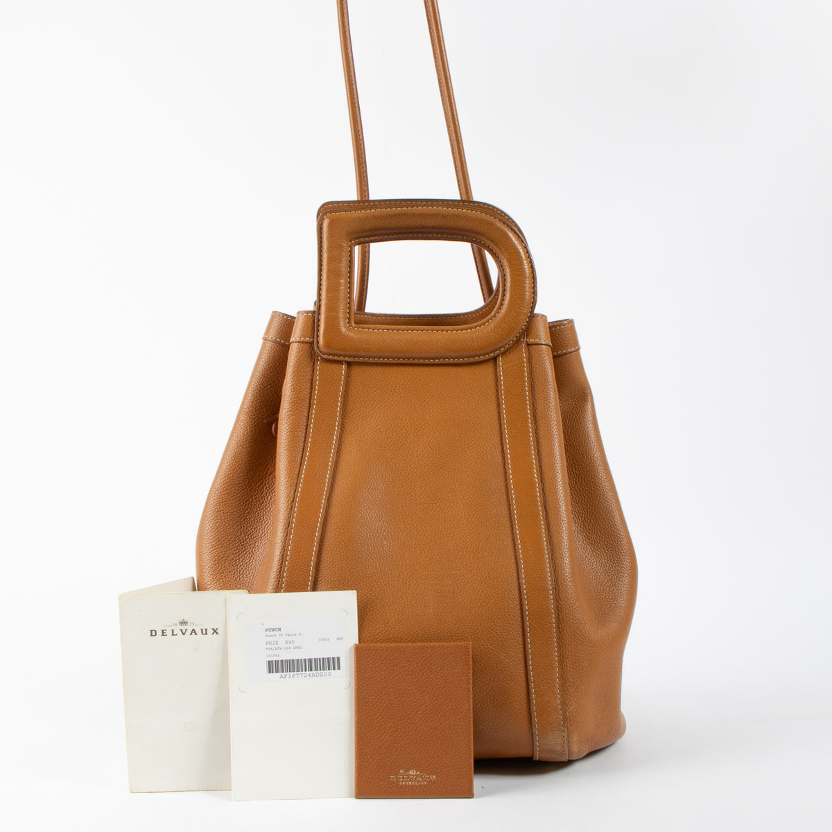 Shop this authentic Delvaux Fauve Trotteur Punch Bag pre-loved Llabellov.com