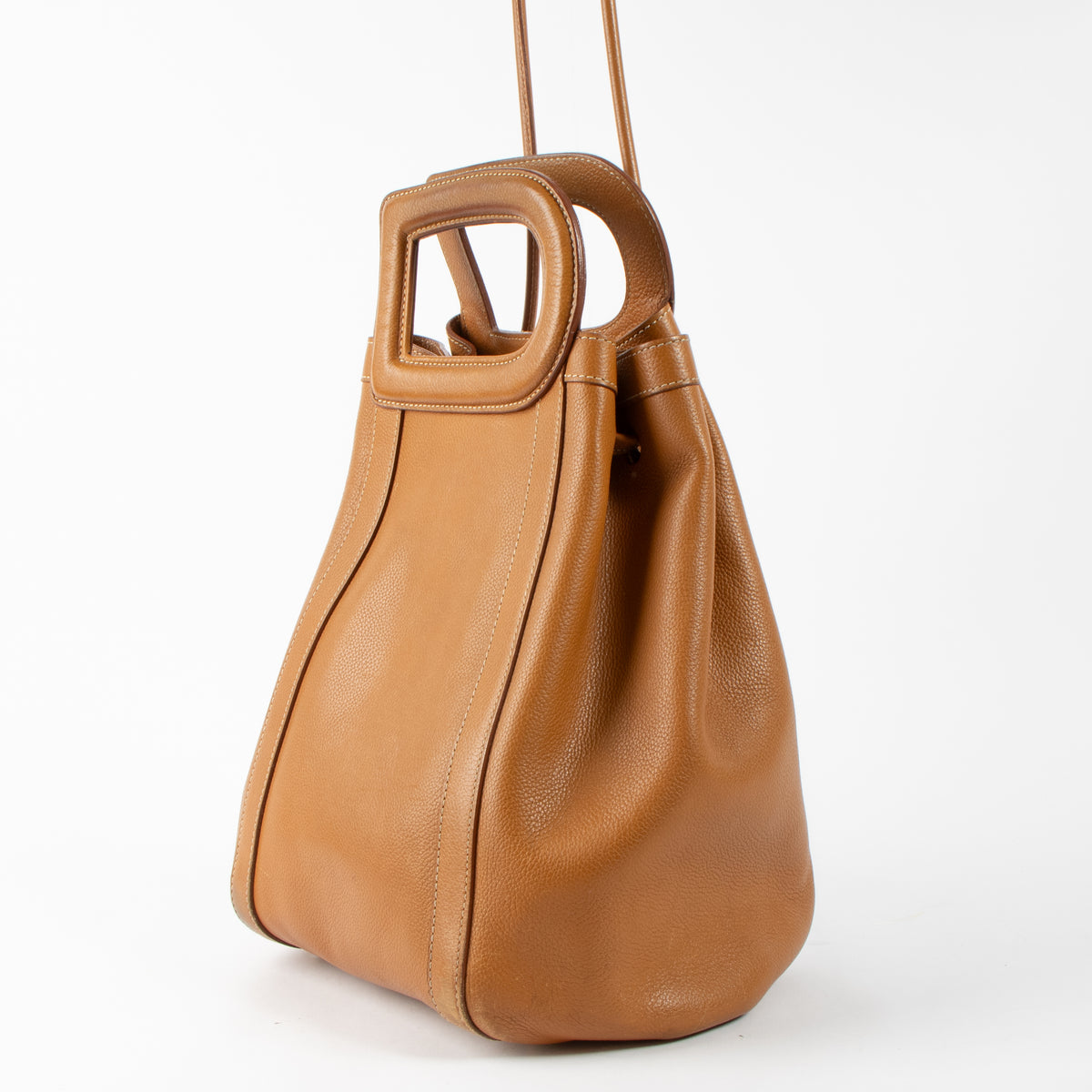 Shop this authentic Delvaux Fauve Trotteur Punch Bag pre-loved on labellov.com