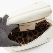 Shop this authentic Dolce & Gabbana White Large Sicily Bag at Labellov.com