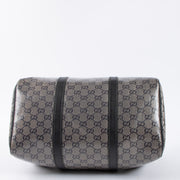 Shop this authentic luxury Gucci Black GG Crystal Medium Joy Boston Bag pre-loved on Labellov.com