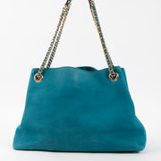 Shop this authentic luxury Gucci Turquoise Suede Soho Hobo Bag pre-loved on labellov.com