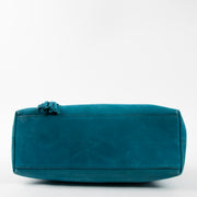 Shop this authentic luxury Gucci Turquoise Suede Soho Hobo Bag pre-loved on labellov.com