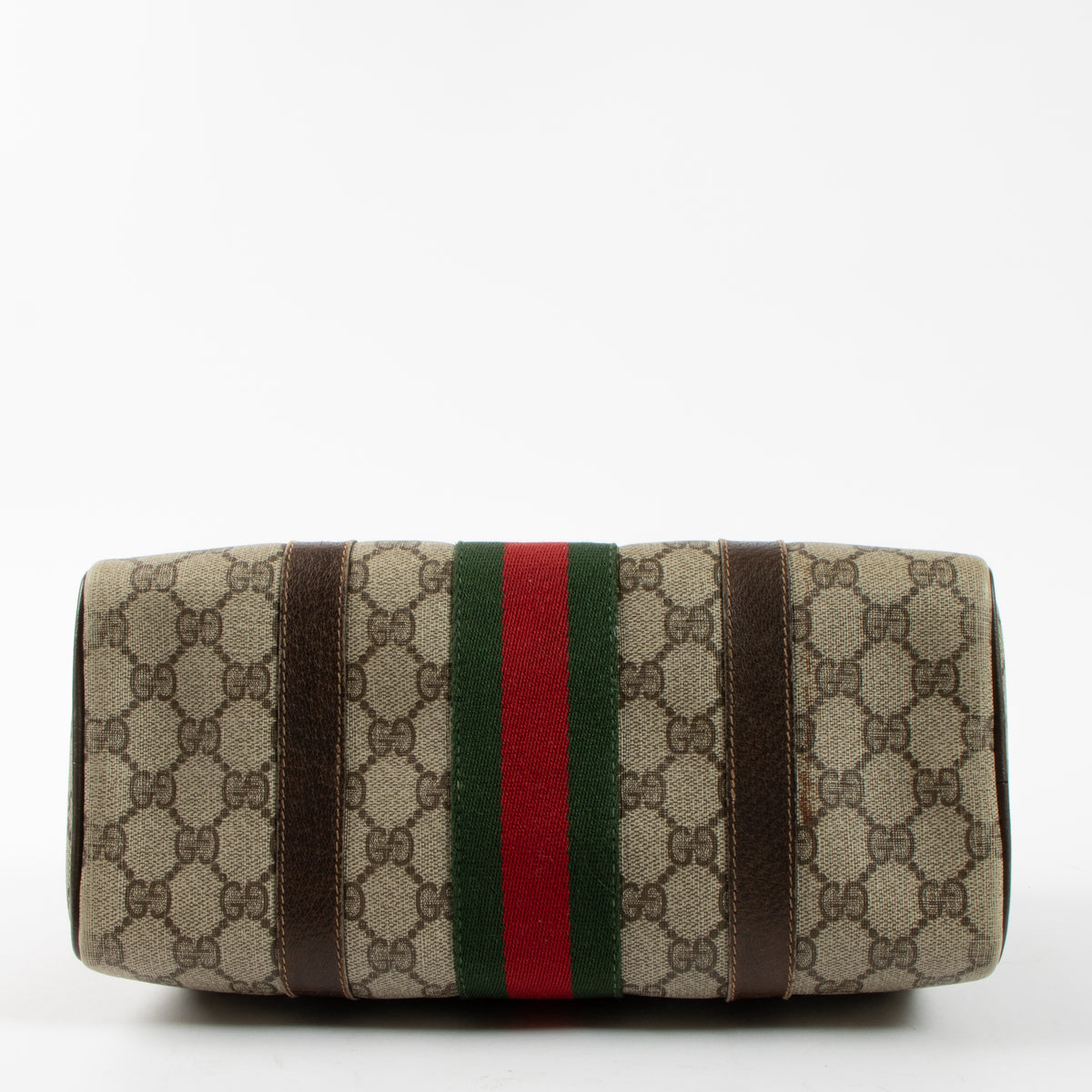 Shop this authentic Gucci Vintage GG Supreme Web Small Boston Bag at labellov.com