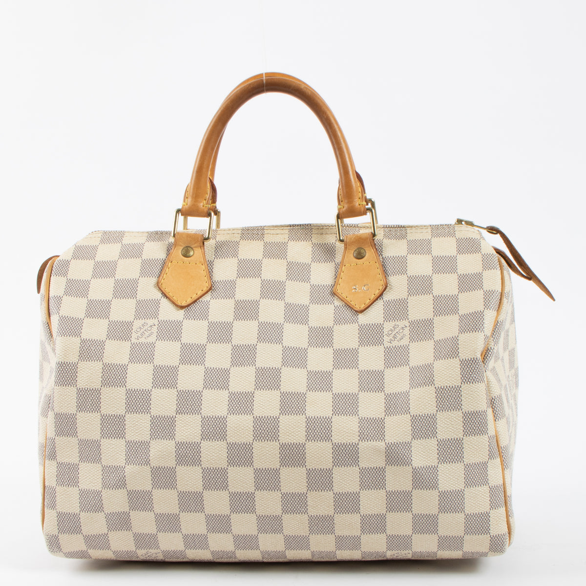 Shop this authentic Louis Vuitton Damier Azur Speedy 30 Bag pre-loved on Labellov.com