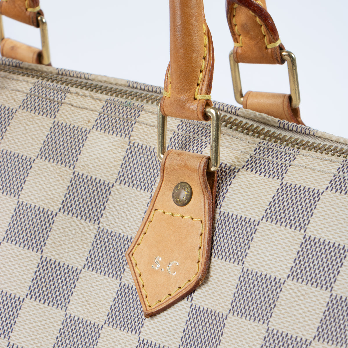 Shop this authentic Louis Vuitton Damier Azur Speedy 30 Bag pre-loved on Labellov.com