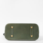 Shop this authentic luxury Louis Vuitton Gris Art Deco Monogram Vernis Alma PM Bag pre-loved on Labellov.com