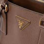 Shop this authentic luxury Prada Brown Saffiano Large Galleria bag pre-loved on Labellov.com