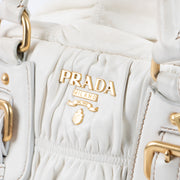 Shop this authentic Prada White Nappa Gauffre Tote Bag at Labellov.com