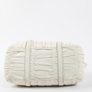 Shop this authentic Prada White Nappa Gauffre Tote Bag at Labellov.com
