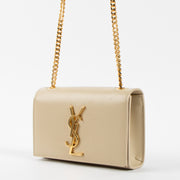 Shop this authentic Saint Laurent Beige Kate Small Bag pre-loved on Labellov.com