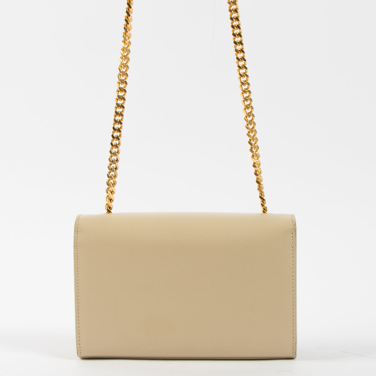 Shop this authentic Saint Laurent Beige Kate Small Bag pre-loved on Labellov.com