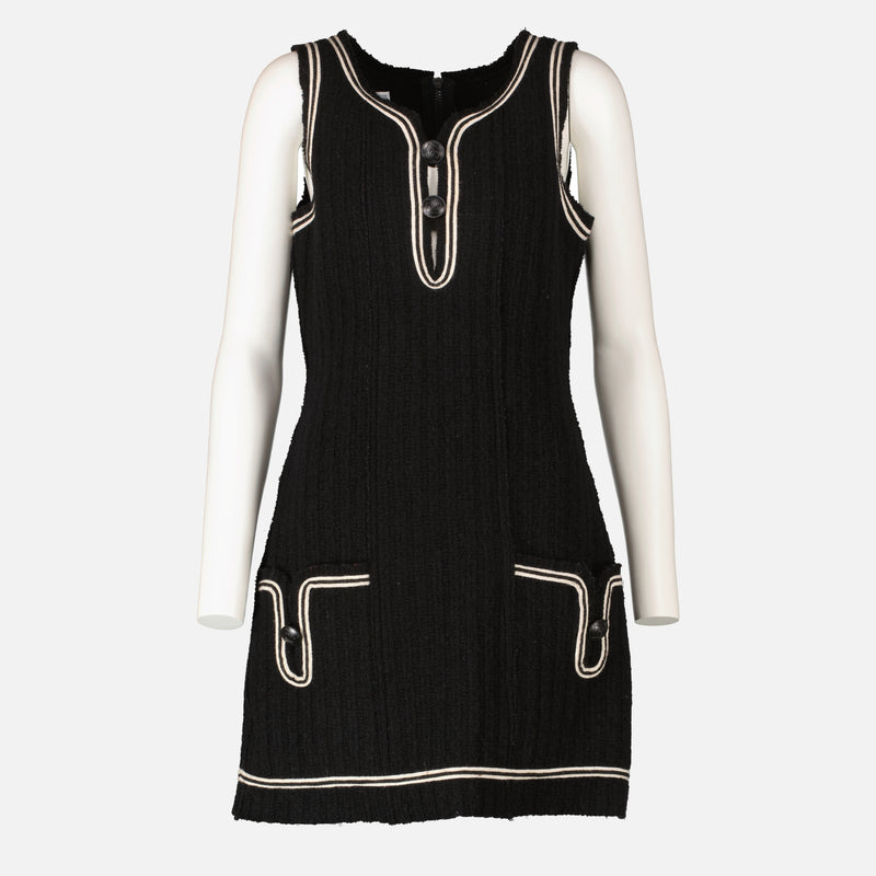 Shop this authentic chanel black Dress pre-loved on Labellov.com