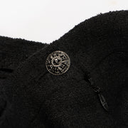 Shop this authentic luxury chanel 09P black Tweed Jacket/Skirt/Trousers Set pre-loved by Labellov.com