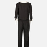 Shop this authentic luxury chanel 09P black Tweed Jacket/Skirt/Trousers Set pre-loved by Labellov.com