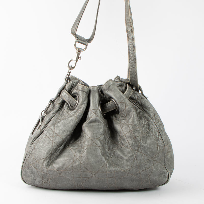 Shop this authentic Christian Dior silver Top handle pre-loved on Labellov