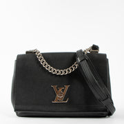 Shop this authentic Louis Vuitton Black Lockme II BB Bag pre-loved on Labellov.com