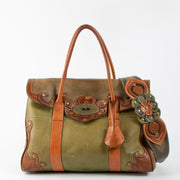 Shop this authentic Mulberry green Bayswater + Belt pre-loved on Labellov.com