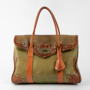 Shop this authentic Mulberry green Bayswater + Belt pre-loved on Labellov.com