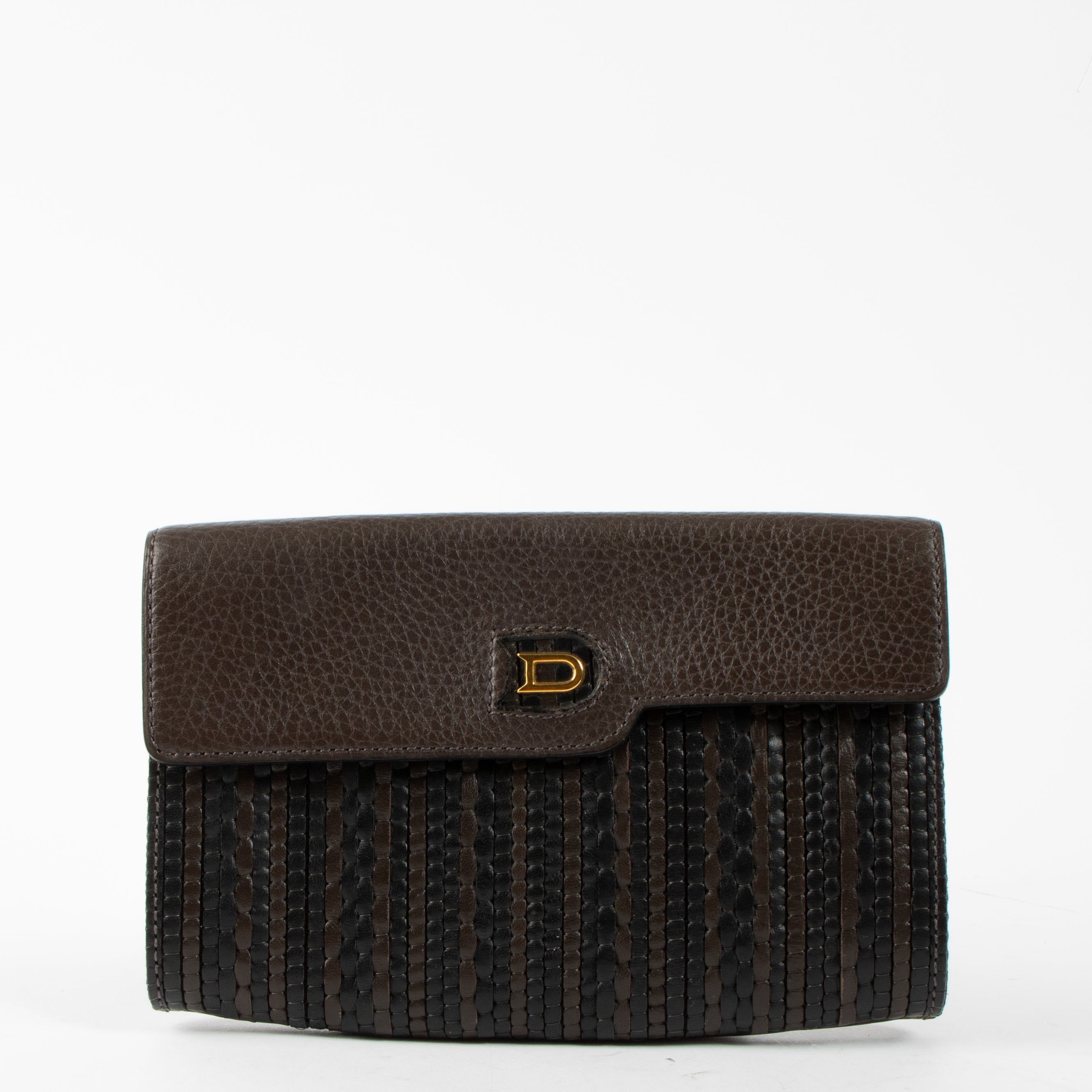 Delvaux Brown Toile de Cuir Fortune Pouch – Labellov