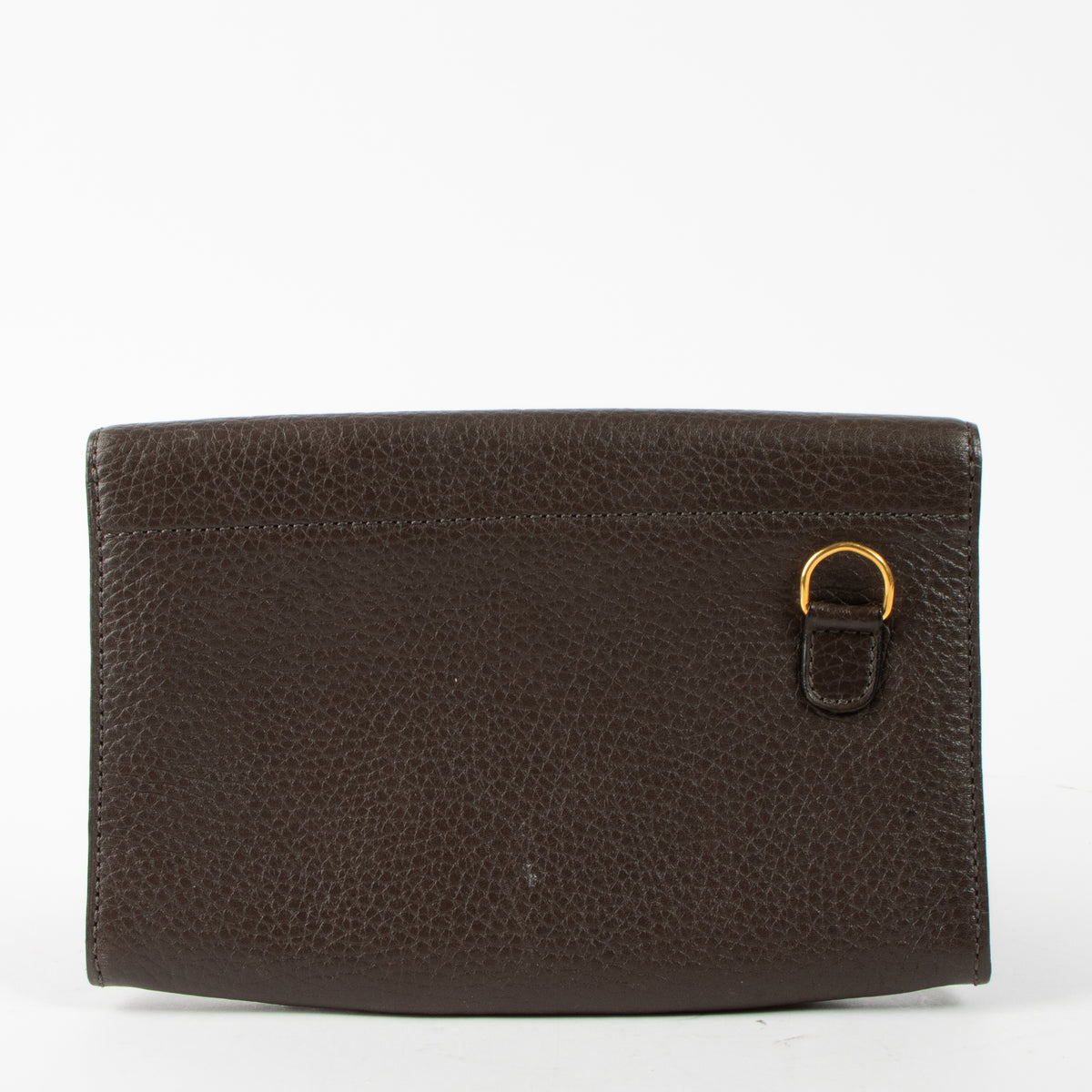 Delvaux Brown Toile de Cuir Fortune Pouch