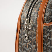 Shop this authentic Goyard Black/Tan Goyardine Saint Jeanne MM Bag Pre-loved on Labellov.com