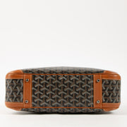 Shop this authentic Goyard Black/Tan Goyardine Saint Jeanne MM Bag Pre-loved on Labellov.com