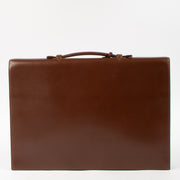 Shop this authentic luxury Hermes Quirus Briefcase Brown Box GHW pre-loved on Labellov. 
