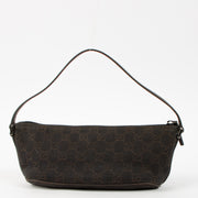 Shop this authentic Gucci Brown GG Denim Boat Bag pre-loved by Labellov.com
