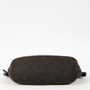 Shop this authentic Gucci Brown GG Denim Boat Bag pre-loved by Labellov.com