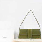 Shop this authentic Jacquemus Green Long Bambino Bag pre-loved by Labello.com