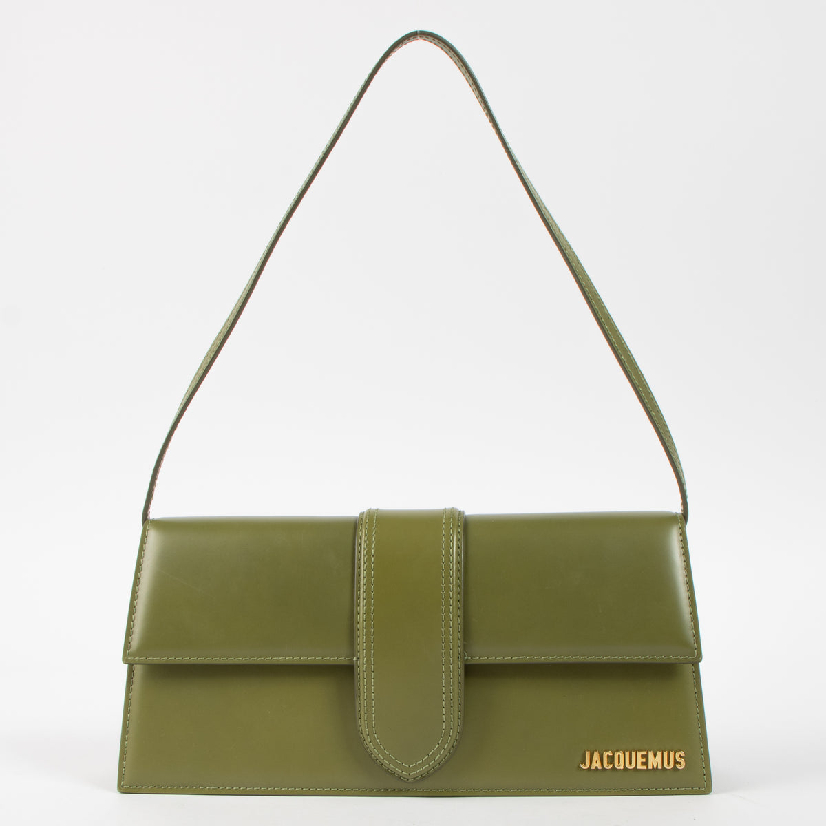 Shop this authentic Jacquemus Green Long Bambino Bag pre-loved by Labello.com