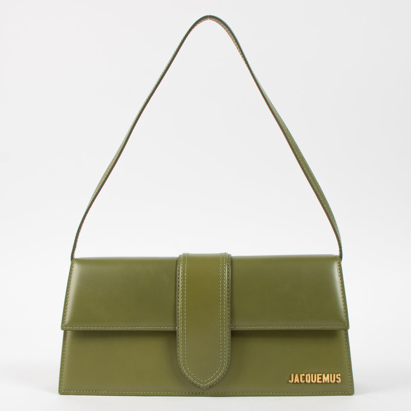 Shop this authentic Jacquemus Green Long Bambino Bag pre-loved by Labello.com