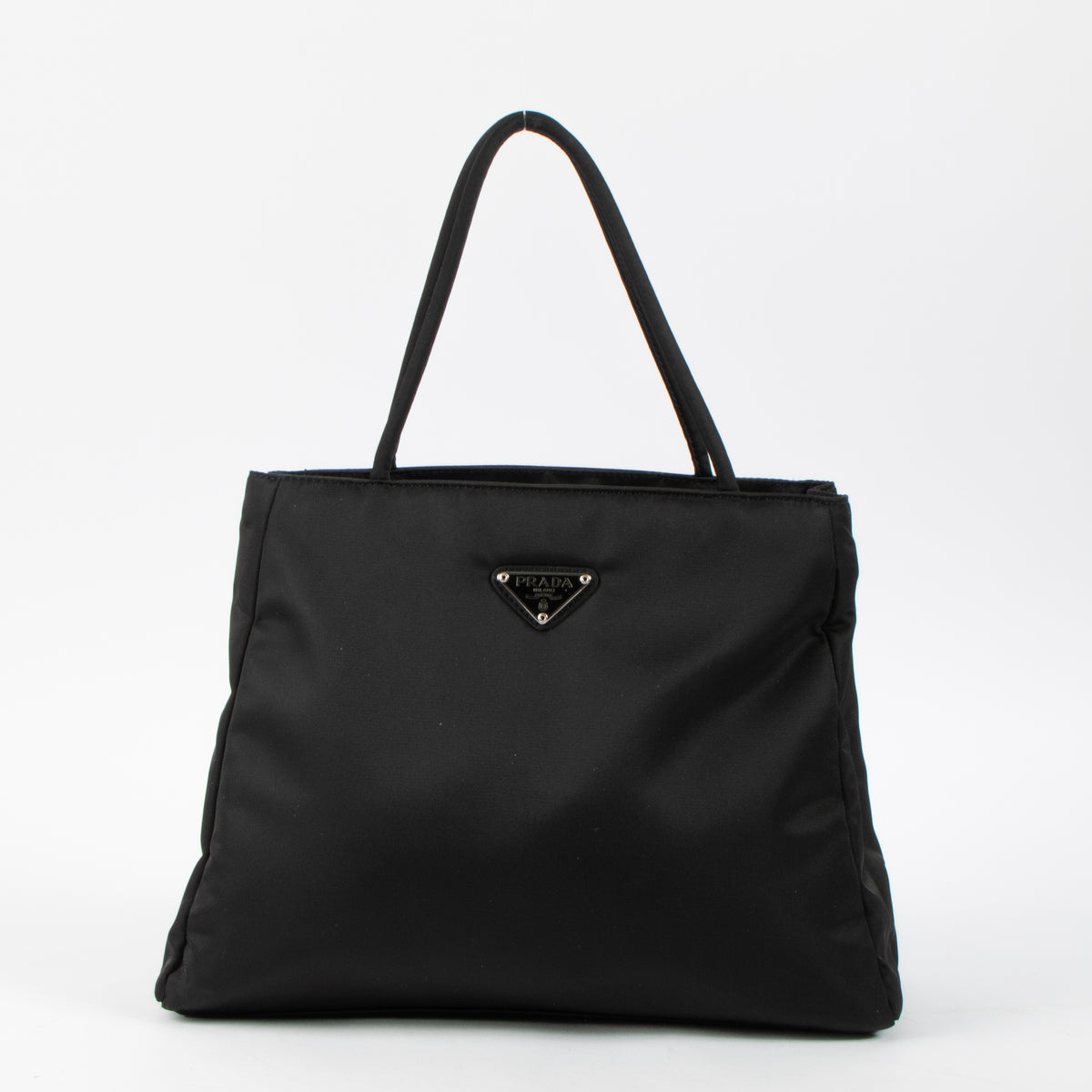 Shop this authentic Prada Black Nylon Small Tote Bag pr-loved by Labellov.com