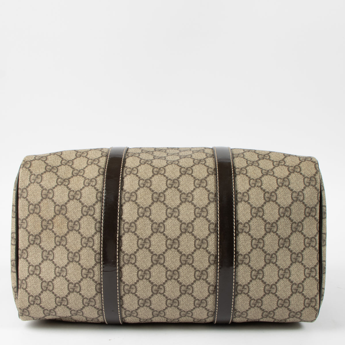 Shop this authentic Gucci Brown GG Supreme Medium Joy Boston Bag pre-loved on Labellov.com