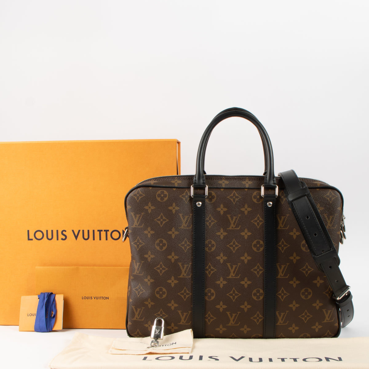 Shop this authentic Louis Vuitton Monogram Macasar Porte-Document Voyage PM pre-loved on Labellov.com