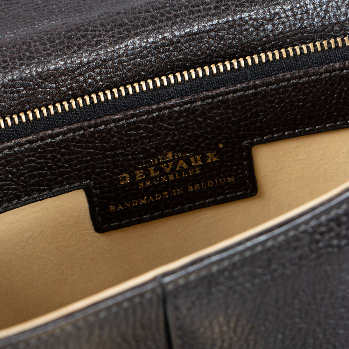 Delvaux Cafe Galop Brillant MM Bag