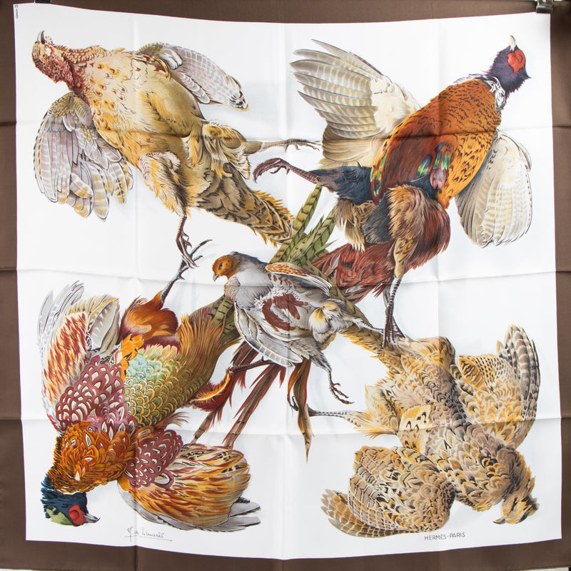 Hermes Silk Belle Chasse 90 Scarf