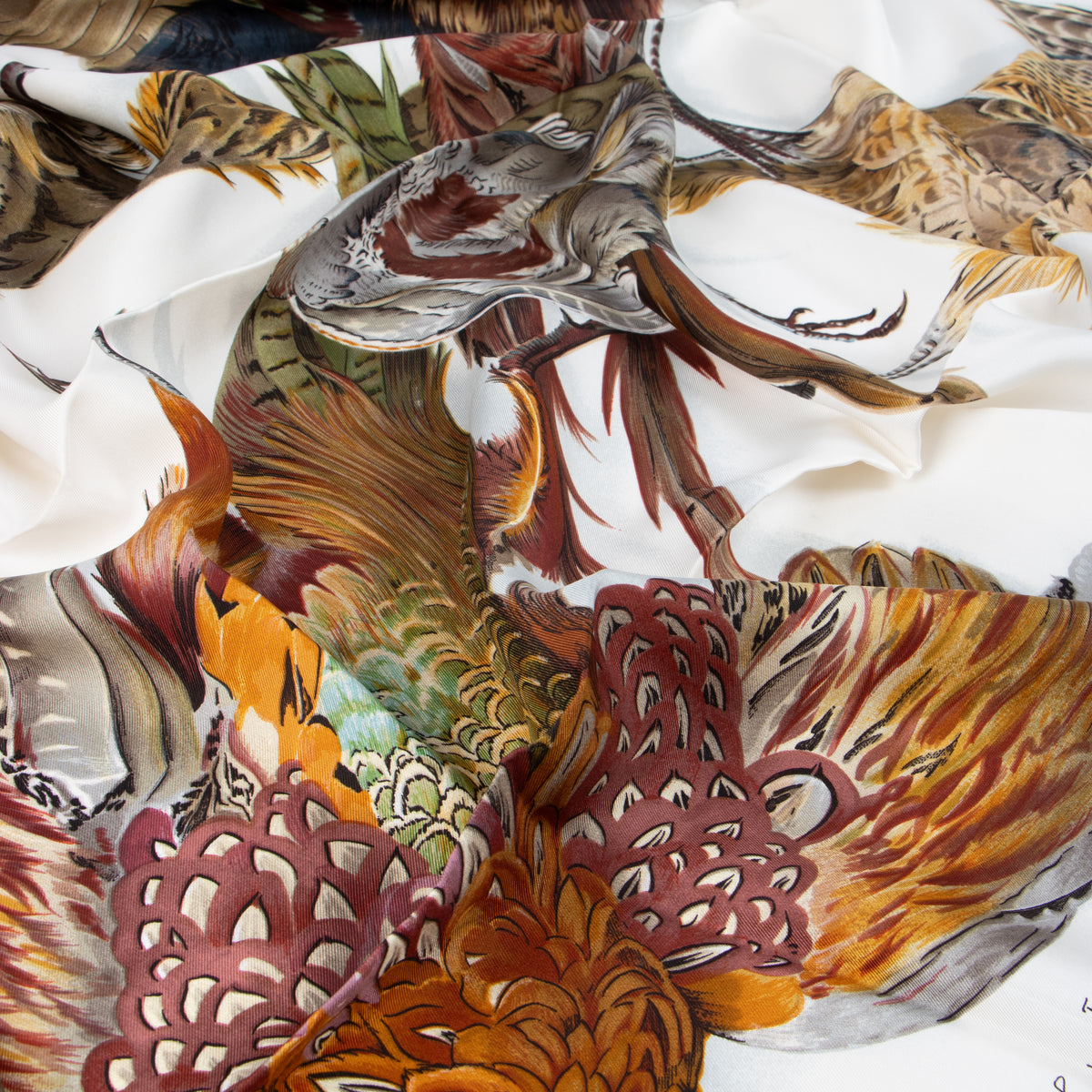 Hermes Silk Belle Chasse 90 Scarf