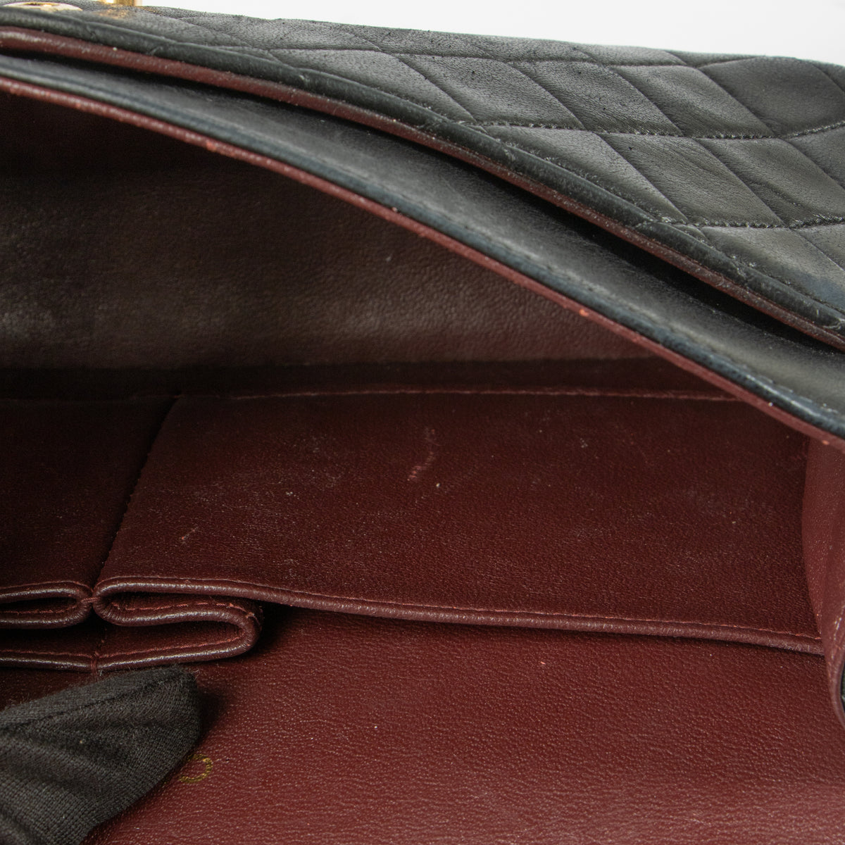 Chanel Vintage Black Lambskin Medium Classic bag