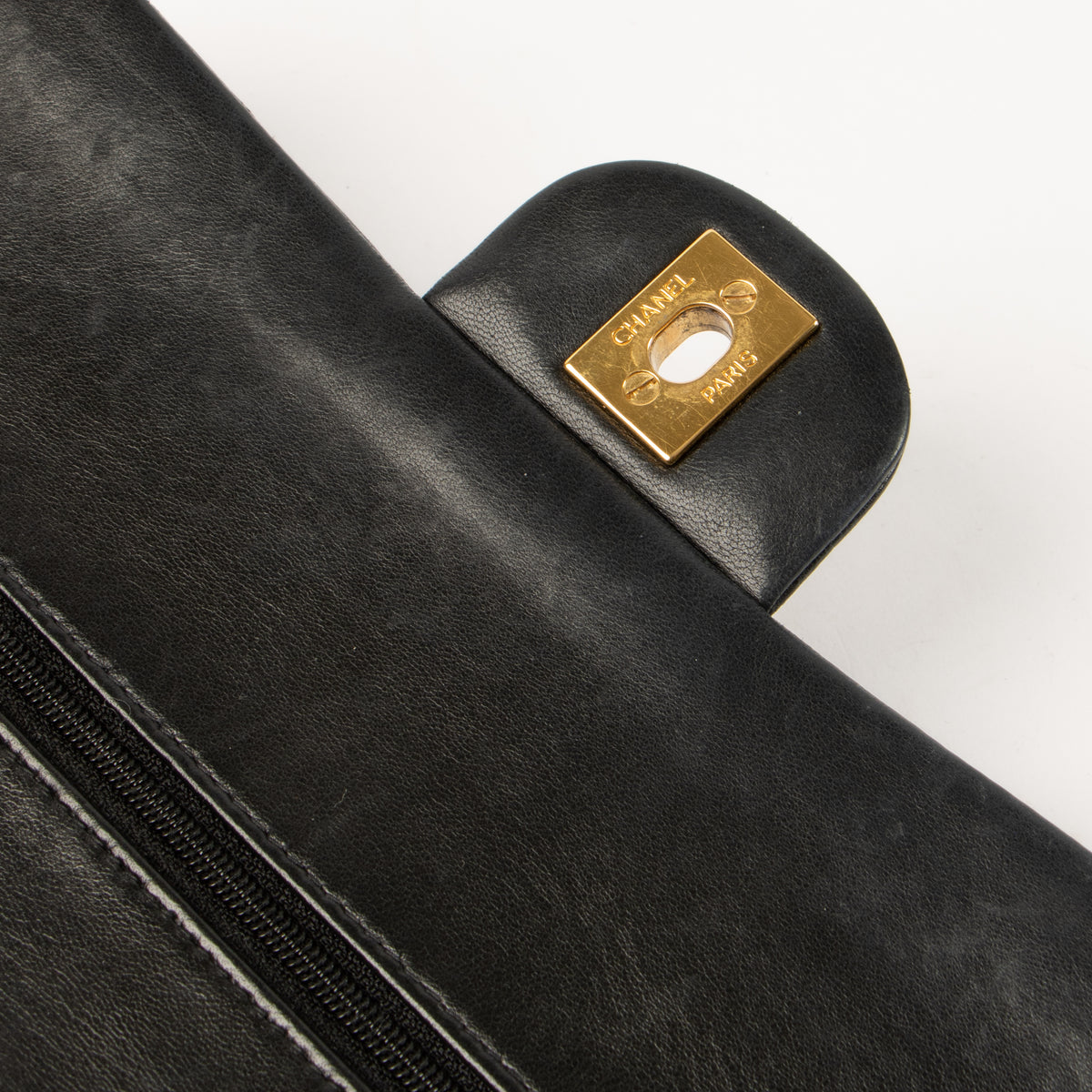 Chanel Vintage Black Lambskin Medium Classic bag